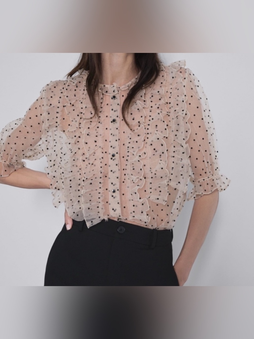 Polka Dot Zara Blouse